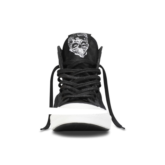 Graffiti artist Chaz Bojorquez Converse Chuck Taylor black high top sneaker shoe - Picture 2 of 13